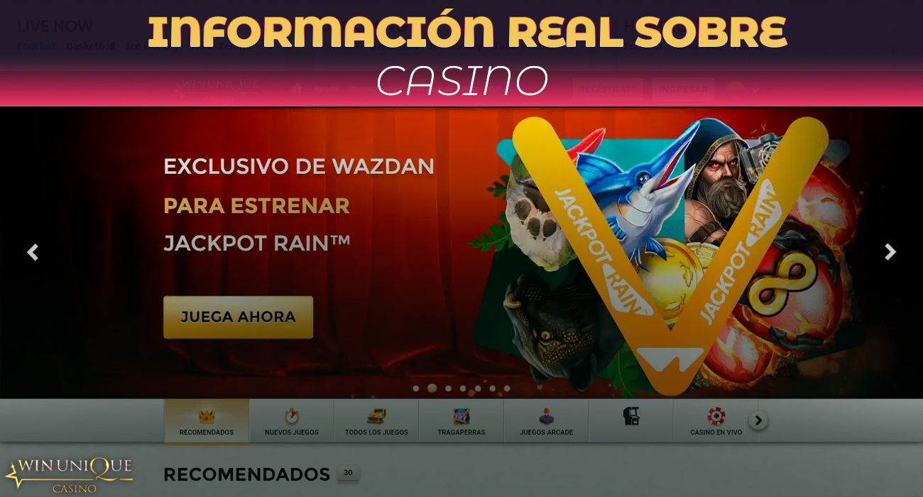 Winunique Casino ofrece una gama completa de juegos de casino para jugadores de España.